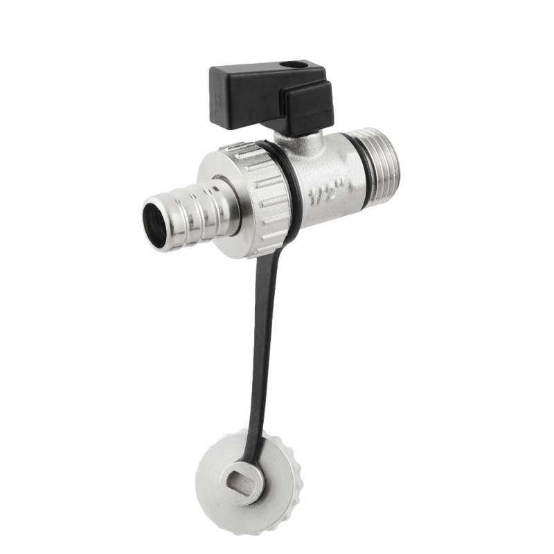 Vypouštěcí kohout Raftec RKKDW01 G 1/2 s hadicovou koncovkou