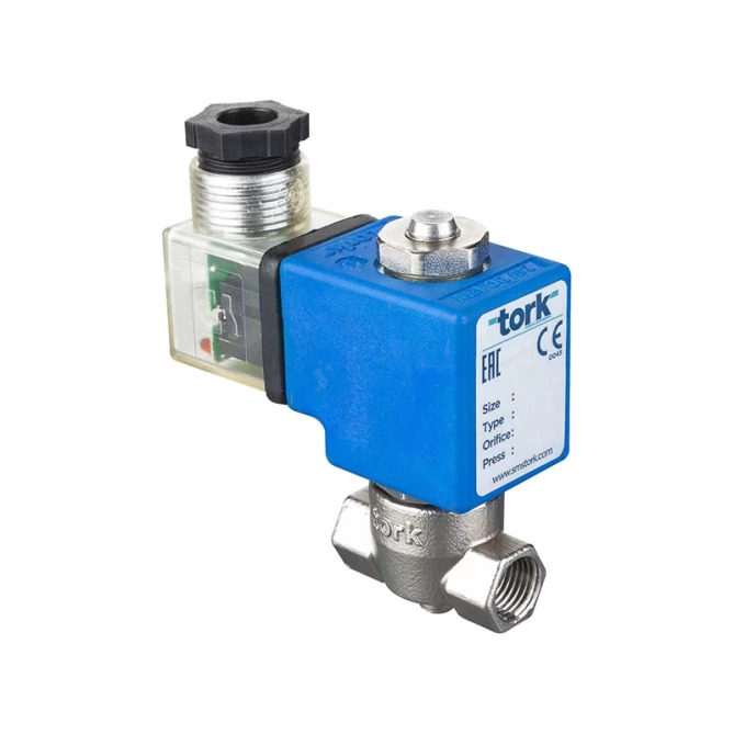 Konstrukční provedení a rozměrový náčrt ventilu Tork SS1010 G1