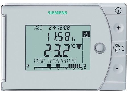 Pokojový termostat s tříbodovým ovládáním Siemens REV 34 XA (REV34-XA)