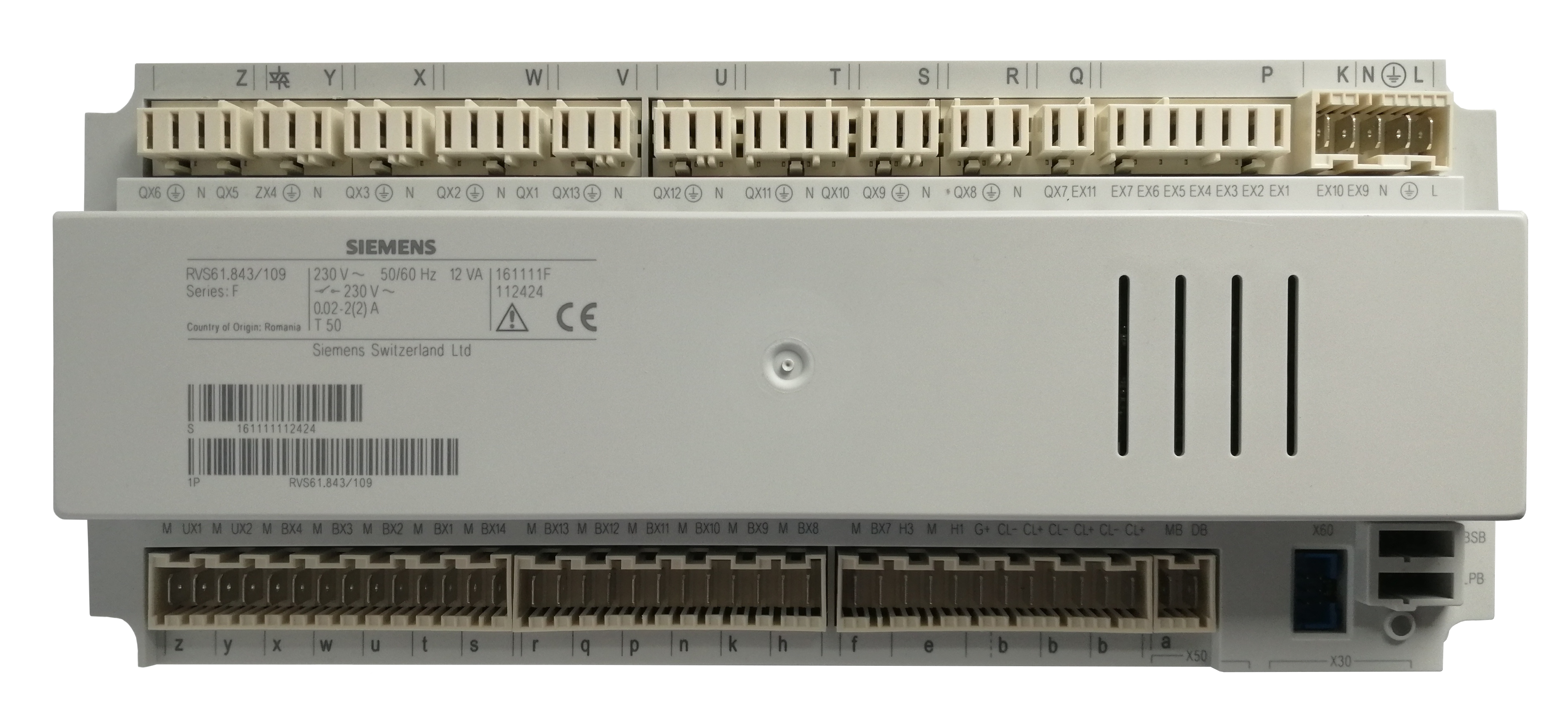Ekvitermní regulátor, automatika tepelného čerpadla Siemens RVS 61.843/109 (RVS61.843/109)