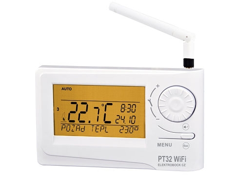 Inteligentní prostorový digitální termostat Elektrobock BT32 WiFi