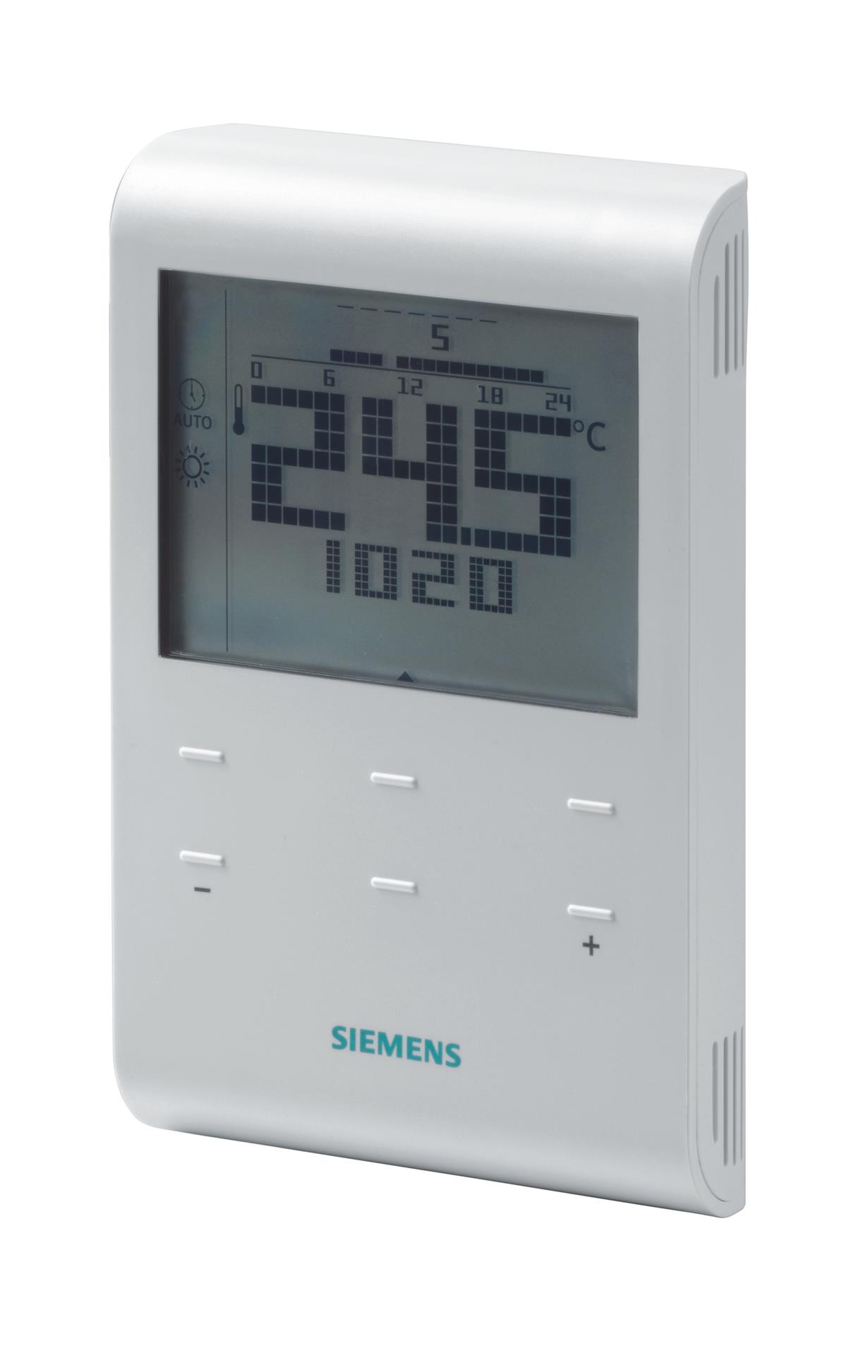 Bezdrátový pokojový termostat Siemens RDE100.1RF