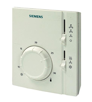 Pokojový termostat pro čtyřtrubkový fan-coil Siemens RAB 31.1 (RAB31.1)