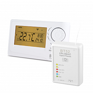Digitální bezdrátový termostat s OT + komunikací Elektrobock BT52