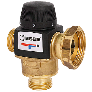 Termostatický směšovací ventil ESBE VTA 577 20-55°C G 1" s adaptérem PF 1 1/2"