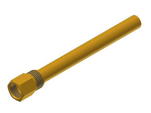 Mosazná jímka 200 mm Danfoss 060L320666