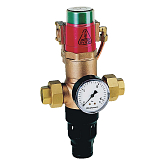 Potrubní oddělovač Honeywell R295H-11/4A, riz. třída 4, BRONZ, hydraulicky ovl., tlak 0,5 bar, DN 32