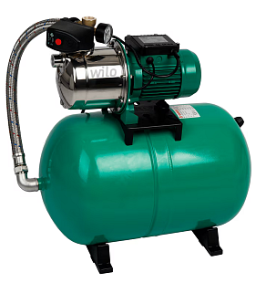 Samonasávací domácí vodárna s membránovou nádobou Wilo HWJ 301 EM 20 l - M (2865900)