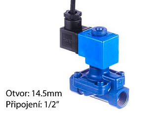 Elektromagnetický ventil pro podvodní aplikace TORK T-SW 103 DN 15, 24 VAC