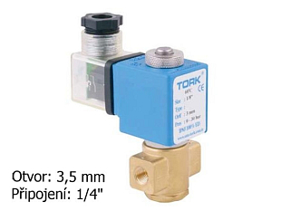Elektromagnetický ventil na topný olej TORK T-YN 401.3,2 DN 8, 24 VDC