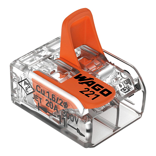 Spojovací svorka WAGO COMPACT 2-vodič 100 ks