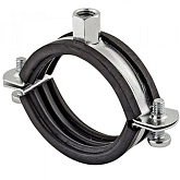 Dvoušroubková objímka s gumou 5/4" 40-46 mm