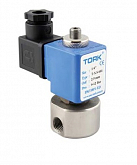 Elektromagnetický ventil na vodu TORK S6075 třícestný, DN 8, 230 VAC