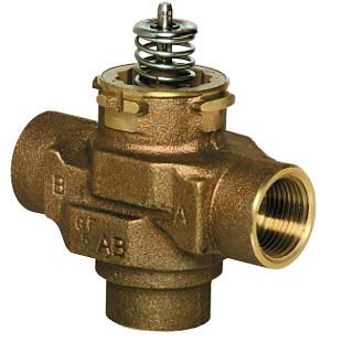 Samostatné tělo VC ventilu Honeywell VCZMP6000/U, třícestný, vnitřní závit 1"