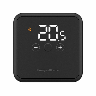 Drátový digitální termostat s modulací Honeywell DT4M, černý (DT41SPMBT32)