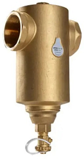 Mosazný separátor nečistot Spirotech Spirotrap AE150 s horizontálním připojením 1 1/2"