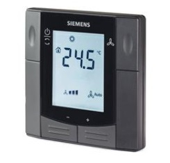 Prostorový termostat Siemens černý RDF600KN/VB