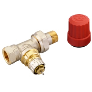 Termostatický radiátorový ventil Danfoss RA-N 10, přímý, Rp 3/8” x R 3/8”, přednastavitelný (013G0012)