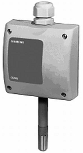 Prostorové čidlo rel. vlhkosti Siemens QFA66 – 2 × 0 - 10V, vysoká přesnost (QFA66)