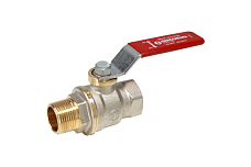 Kulový kohout s pákovou rukojetí GIACOMINI R914L, vnitřní/vnější závit, 1 1/2" (R914LX027)