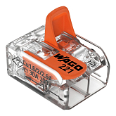 Spojovací svorka WAGO COMPACT 2-vodič 50 ks (221-612)