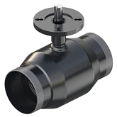 Dvoucestný kulový kohout Danfoss JIP-WW RB DN 65 PN 25 (065N3636)