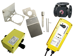 Sestava Schischek EXMAX-15-F a třícestného směšovacího ventilu 3F100 (SCH100.301)