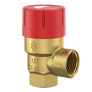 Pojistný ventil Flamco Prescor 1/2" x 1/2", 4 bar (27606)
