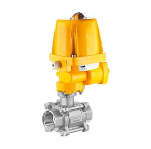 Nerezový 2-cestný kulový ventil TORK DN 20 s Elektropohonem 230V On/Off