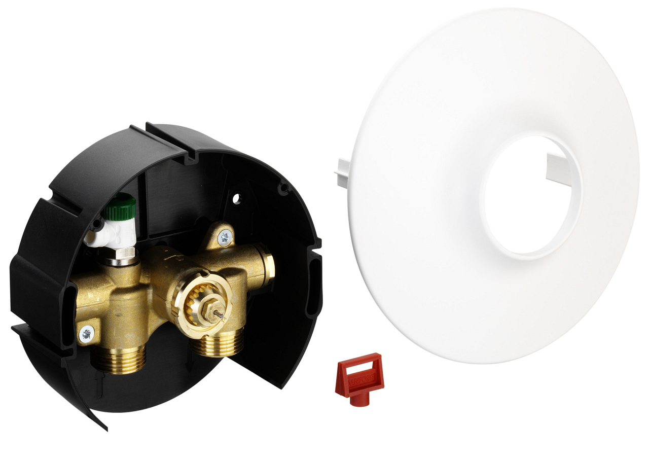 Danfoss FHV-WR / FHV-R – vstavaná súprava regulačného ventilu pre spiatočku podlahového vykurovania