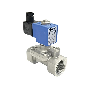 Nerezový elektromagnetický ventil Tork T-GSZ103 1/2" 24VAC NC EPDM (SS1000.03.125E.24VAC)