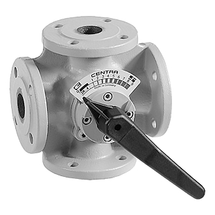 Čtyřcestný regulační ventil Honeywell CENTRA ZR DN25 (ZR25FA)