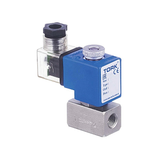 Elektromagnetický ventil Tork T-SK600 1/8" 1,8mm 230VAC NC PTFE (SS1050.00.018T.230V)