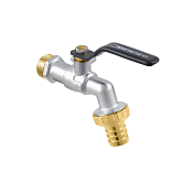 Zahradní kulový kohout s pákovou rukojetí Raftec Black, 1/2" (KP01)
