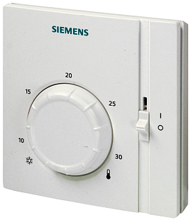 Pokojový termostat s ovládacím kolečkem Siemens RAA 31 (RAA31)