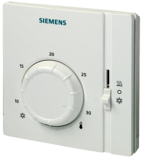 Pokojový termostat s ovládacím kolečkem Siemens RAA 41 (RAA41)