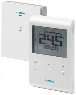 Bezdrátový pokojový termostat Siemens RDE 100.1 RFS (RDE100.1RFS)